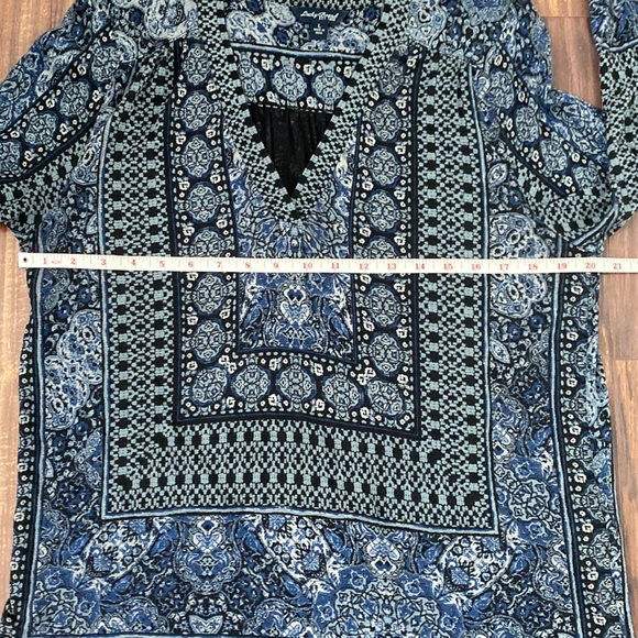 Lucky Brand Tunic Blouse, Size L - Picture 4 of 5